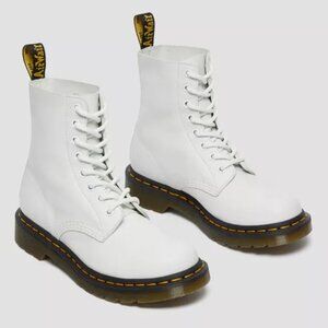 Dr Martens 1460 Pascal Virginia Leather White Boots